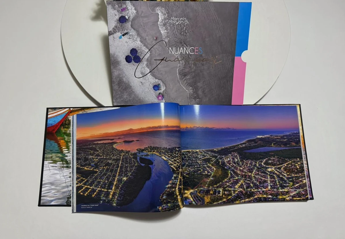 Uma das imagens espetaculares de Guarapari que integram o livro 