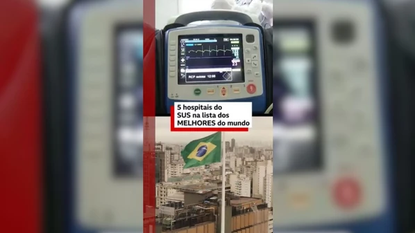 22 instituições brasileiras aparecem no ranking, sendo cinco hospitais do SUS e outros 17 privados