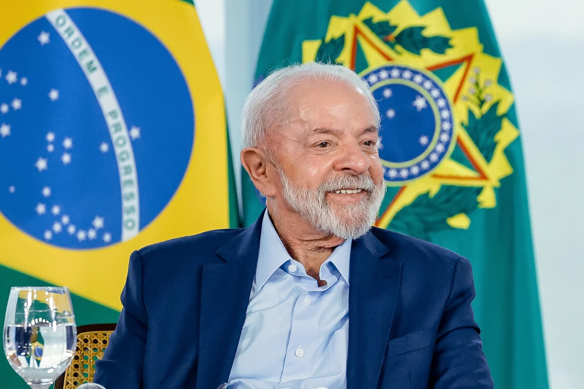 Presidente da República, Luiz Inácio Lula da Silva, durante cerimônia