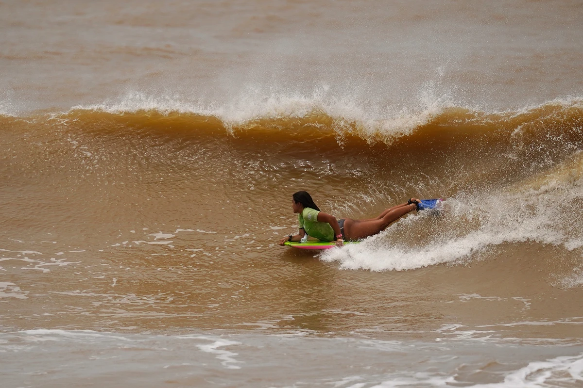 Quartas de final do Wahine Bodyboarding Pro 2025 por Fernando Madeira