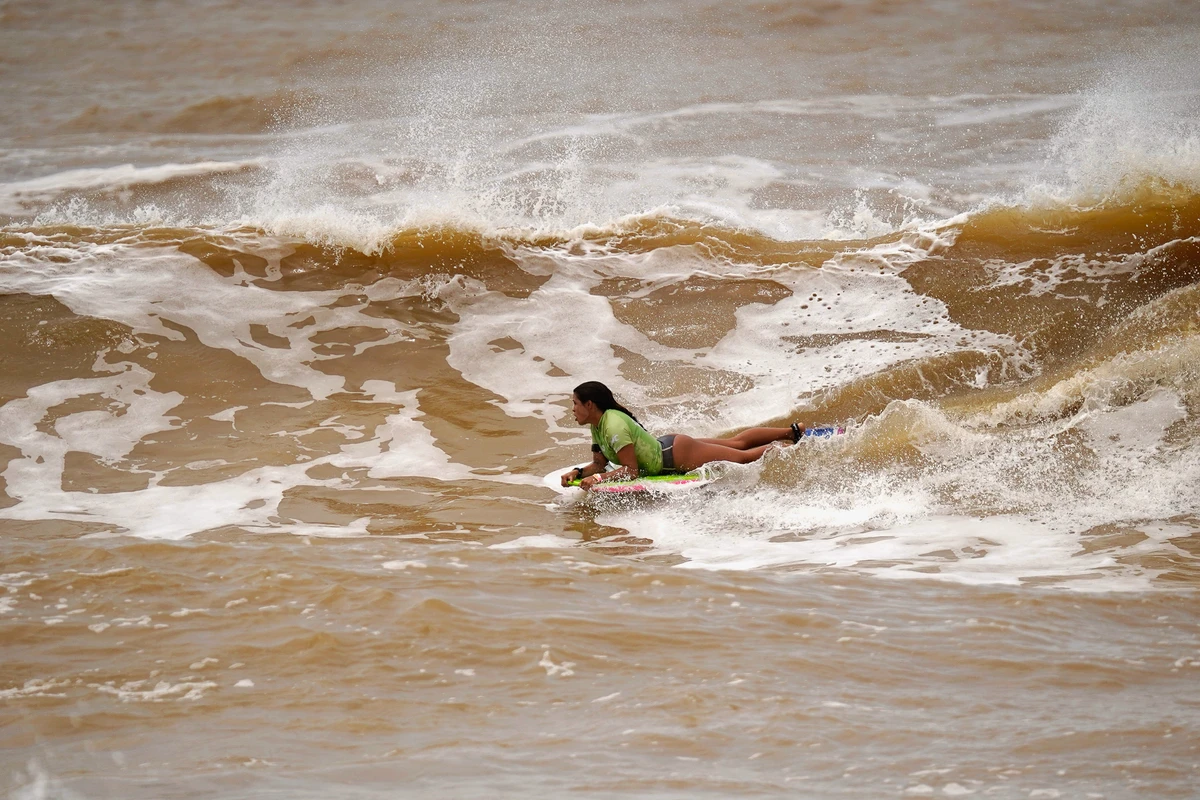 Quartas de final do Wahine Bodyboarding Pro 2025 por Fernando Madeira