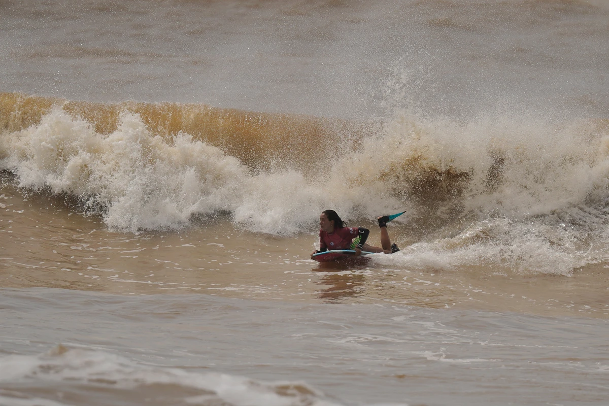 Quartas de final do Wahine Bodyboarding Pro 2025 por Fernando Madeira
