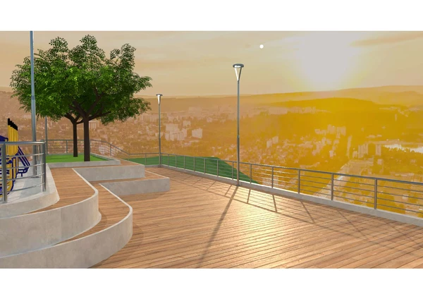 Bairro Bonfim, em Vitória, vai ganhar mirante, academia popular, playground, jardins e espaço de convivência por PMV/ Divulgação