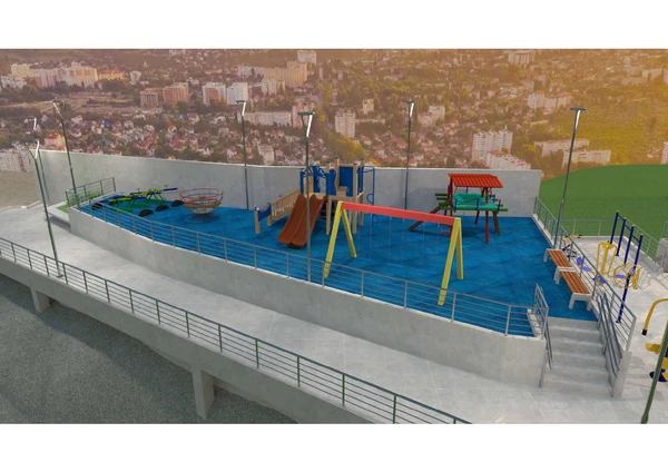 Bairro Bonfim, em Vitória, vai ganhar mirante, academia popular, playground, jardins e espaço de convivência por PMV/ Divulgação