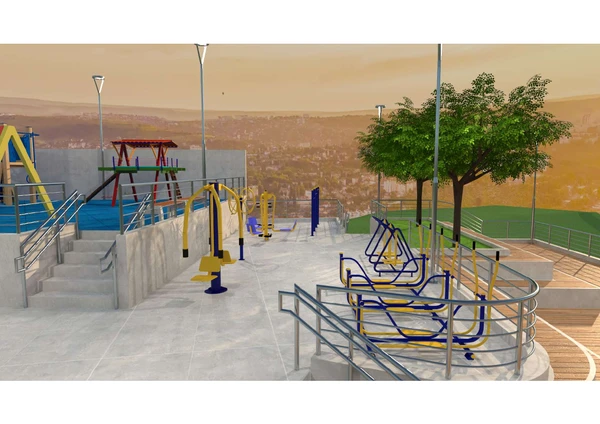 Bairro Bonfim, em Vitória, vai ganhar mirante, academia popular, playground, jardins e espaço de convivência por PMV/ Divulgação