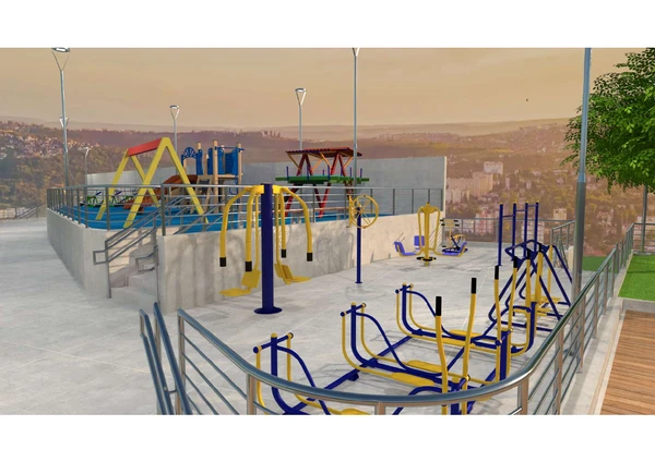 Bairro Bonfim, em Vitória, vai ganhar mirante, academia popular, playground, jardins e espaço de convivência por PMV/ Divulgação