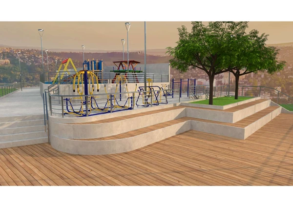 Bairro Bonfim, em Vitória, vai ganhar mirante, academia popular, playground, jardins e espaço de convivência por PMV/ Divulgação