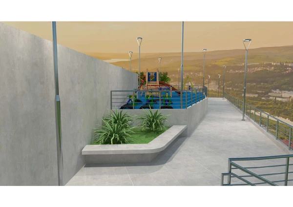 Bairro Bonfim, em Vitória, vai ganhar mirante, academia popular, playground, jardins e espaço de convivência por PMV/ Divulgação