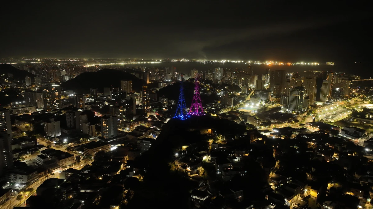 A nova iluminação das torres em Jesus de Nazaerth foi apresentada nesta quinta-feira (18) por Gabriel Werneck/PMV