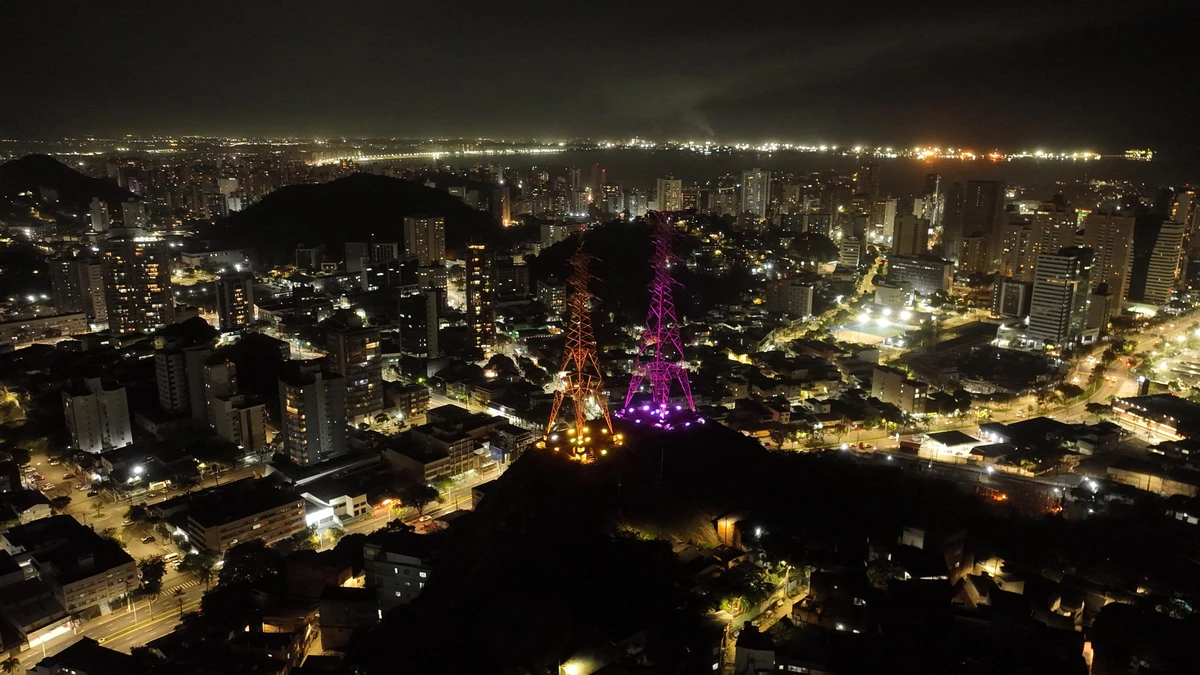 A nova iluminação das torres em Jesus de Nazaerth foi apresentada nesta quinta-feira (18) por Gabriel Werneck/PMV