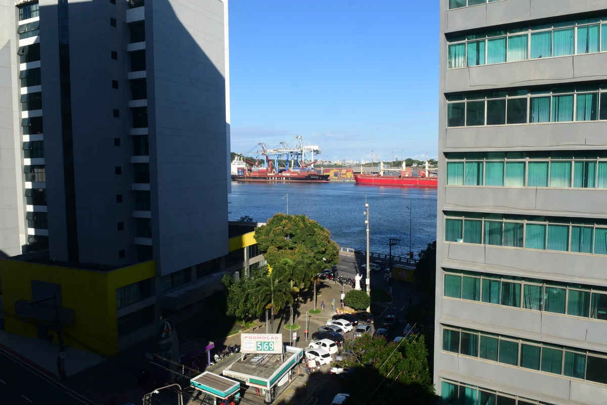 Avenida Beira Mar vista do terraço do SESC Glória por Carlos Alberto Silva