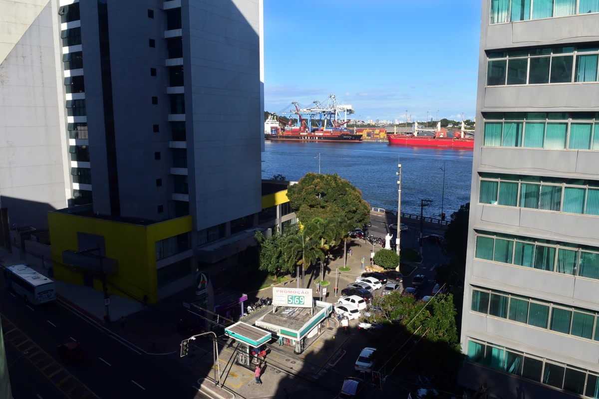 Avenida Beira Mar vista do terraço do SESC Glória por Carlos Alberto Silva