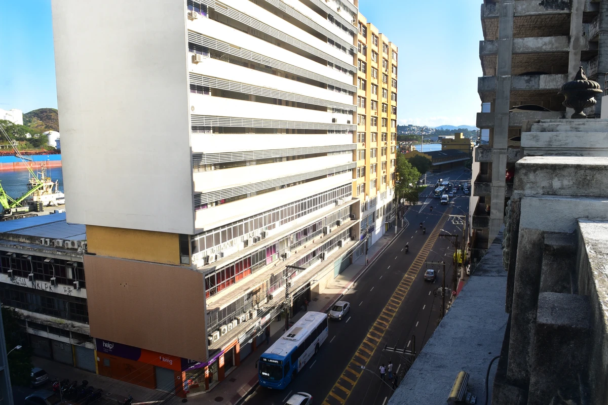 Praça Costa Pereira, no Centro de Vitória, vista do terraço do SESC Glória por Carlos Alberto Silva