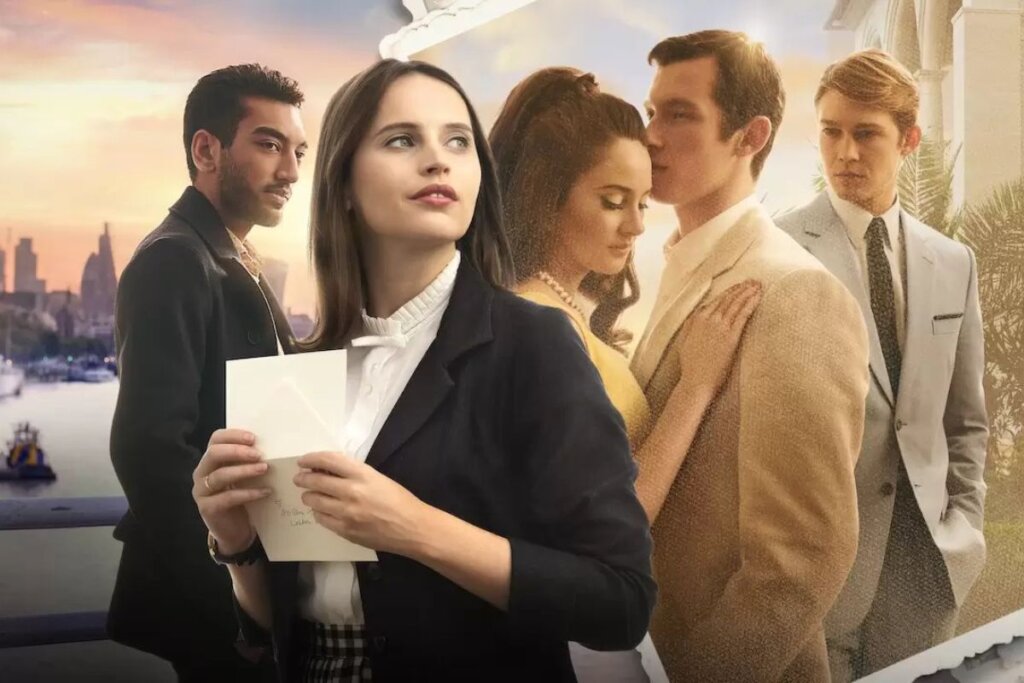 “A Última Carta de Amor” acompanha a investigação de uma jovem após encontrar cartas de amor de um casal dos anos 60 (Imagem: Reprodução digital | The Film Farm, Blueprint Pictures e Canal+)