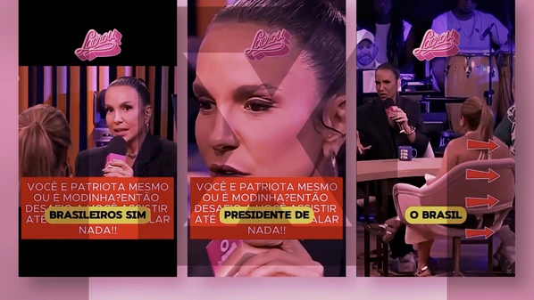 Houve manipulação de uma entrevista dada pela artista ao “Sem Censura”, da TV Brasil