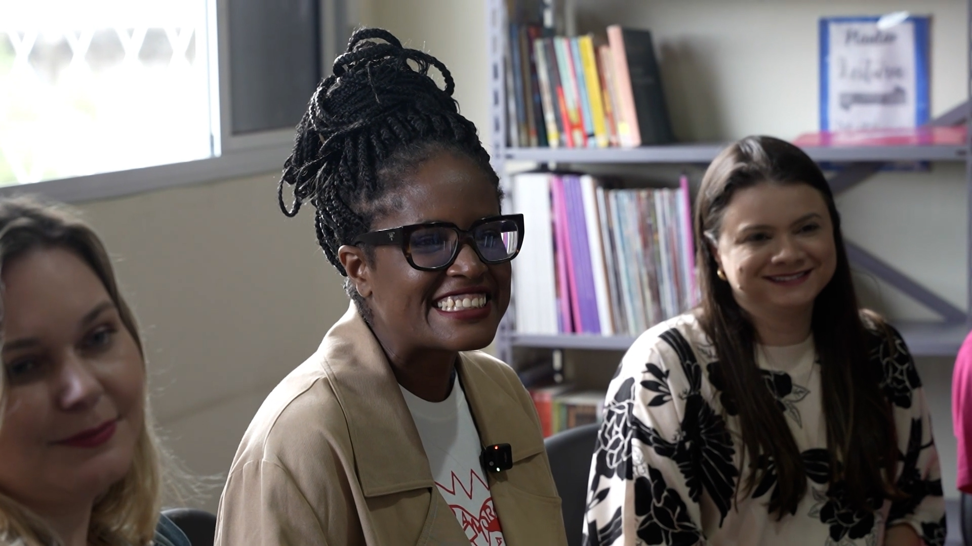 Escritora Djamila Ribeiro em projeto de leitura na Unidade Feminina de Internação (UFI), em Cariacica por Vitor Jubini