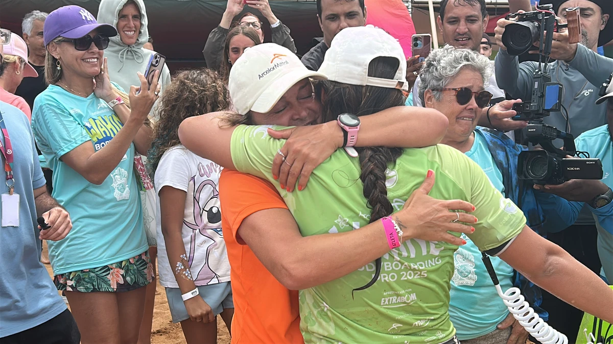 Neymara Carvalho e Luna Hardman se emocionam com a conquista na Serra