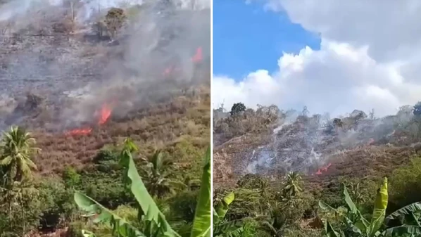 Vítima fazia uma queima controlada, mas tentou apagar chamas quando percebeu que fogo se alastrou além do planejado