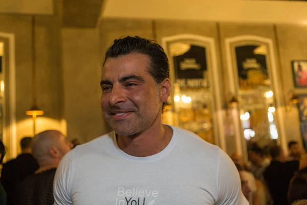  O modelo e apresentador JP Mantovani em esquenta de Carnaval em São Paulo