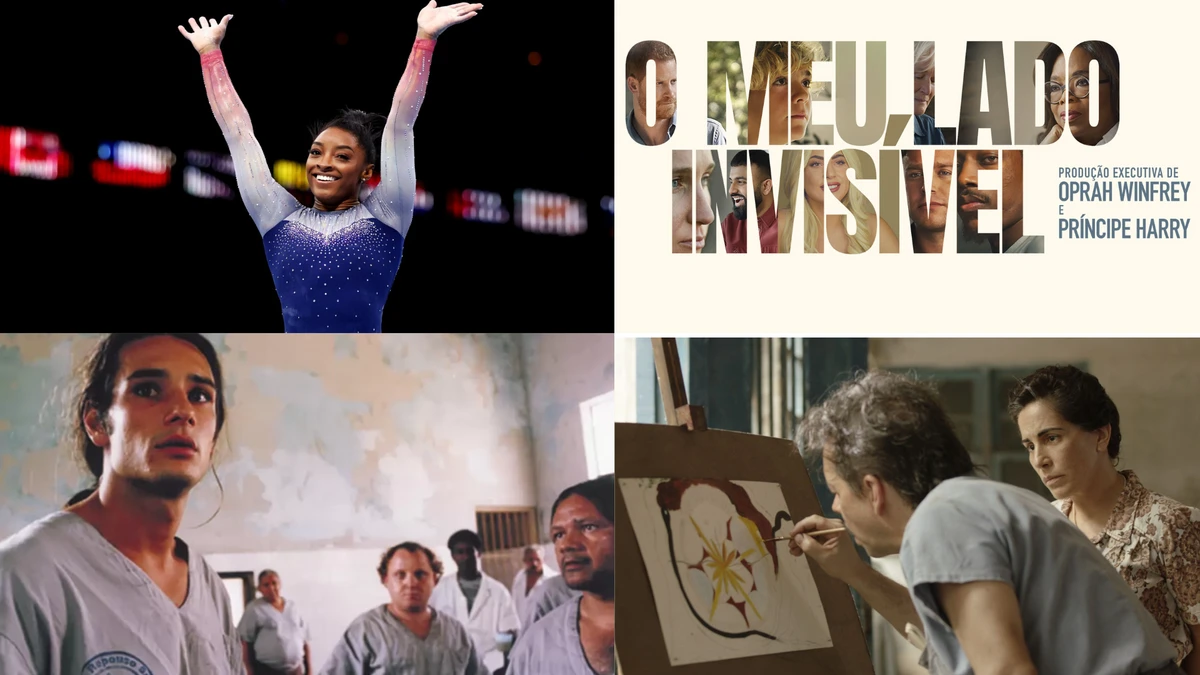 Colagem de quatro filmes