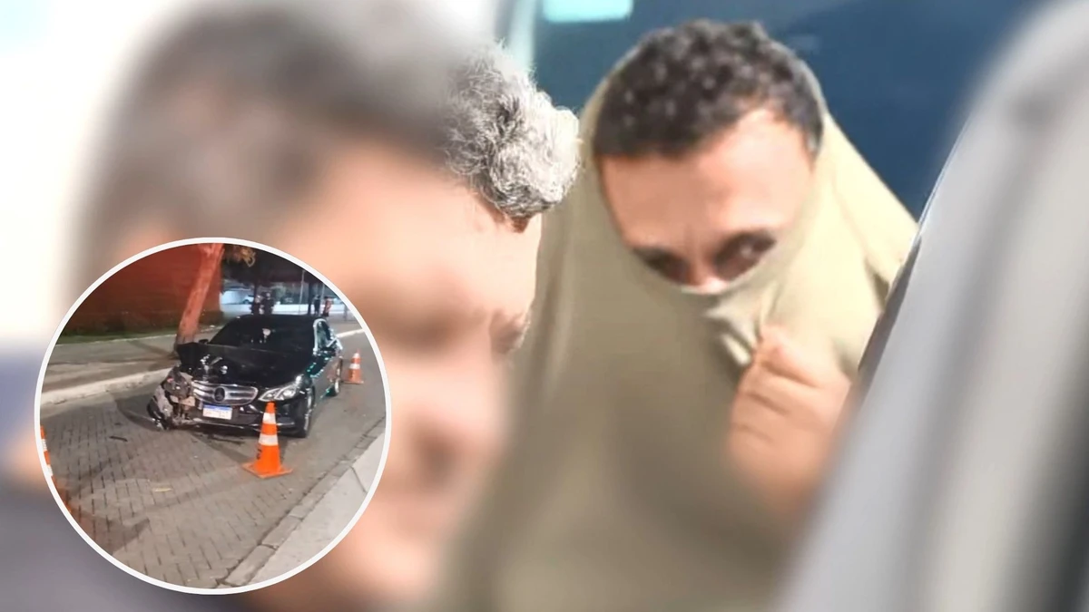 Pierry Novais Silva foi preso após se envolver em acidente de trânsito na Praia do Suá, em Vitória, na noite de domingo (21)