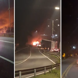 Um Hyundai HB20, conduzido pela vítima, e uma Fiat Strada bateram de frente e pegaram fogo; motorista da picape, apontado como causador do acidente, fugiu do local