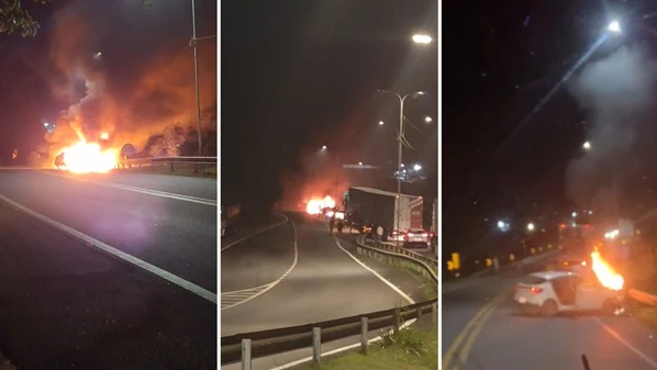 Um Hyundai HB20, conduzido pela vítima, e uma Fiat Strada bateram de frente e pegaram fogo; motorista da picape, apontado como causador do acidente, fugiu do local