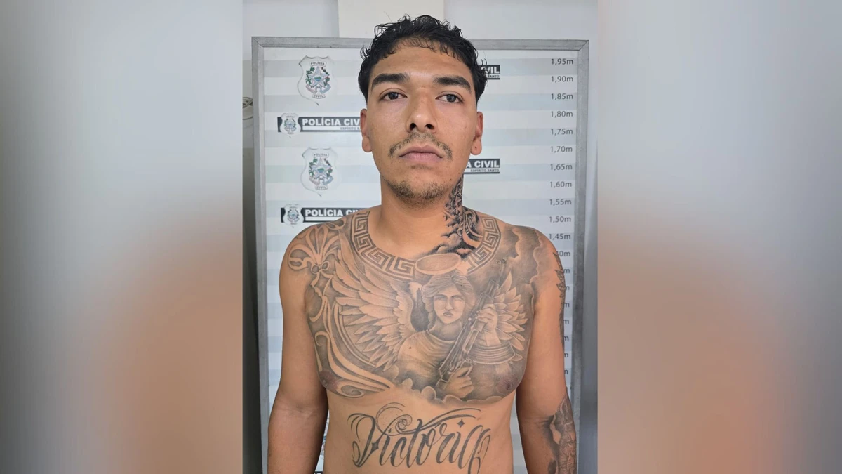 Brendo do Nascimento Maduro, de 26 Anos, é suspeito de ser um dos principais ladrões de baterias de lítio de sites de operadoras de telecomunicações no Espírito Santo