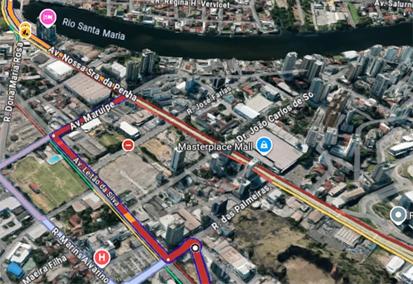 Obra na Ponte da Passagem complica trânsito em avenidas de Vitória