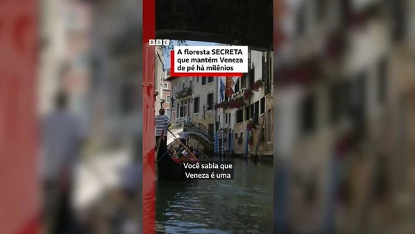 A cidade italiana tem mais de 1,6 mil anos e foi construída sobre as fundações de milhões de estacas curtas de madeira.
