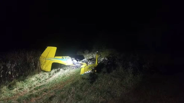 Avião cai e mata quatro pessoas em Aquidauana, no Pantanal de MS 