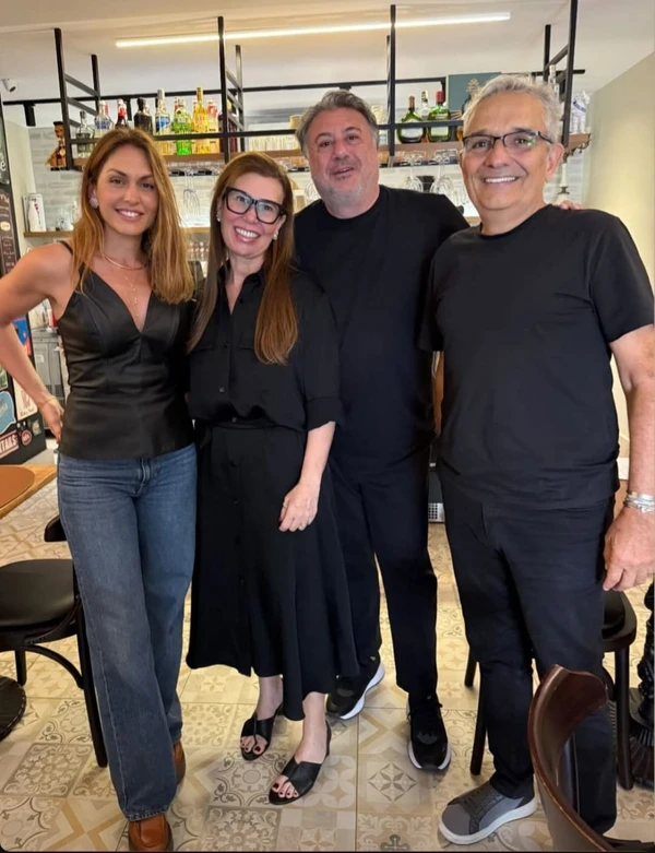 Juliana Modenese, Edilene Chieppe, Vicente Jorge e Augusto Pacheco