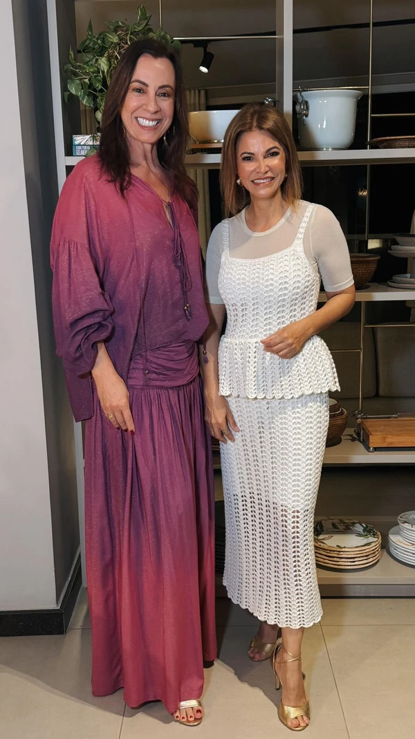 Luciana Almeida foi a convidada de Adriana Guerra,