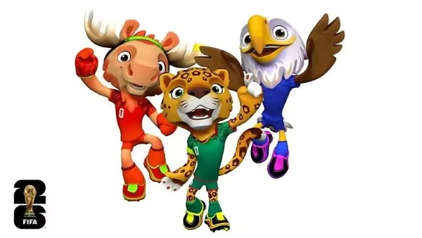 Os mascotes da Copa do Mundo de 2026