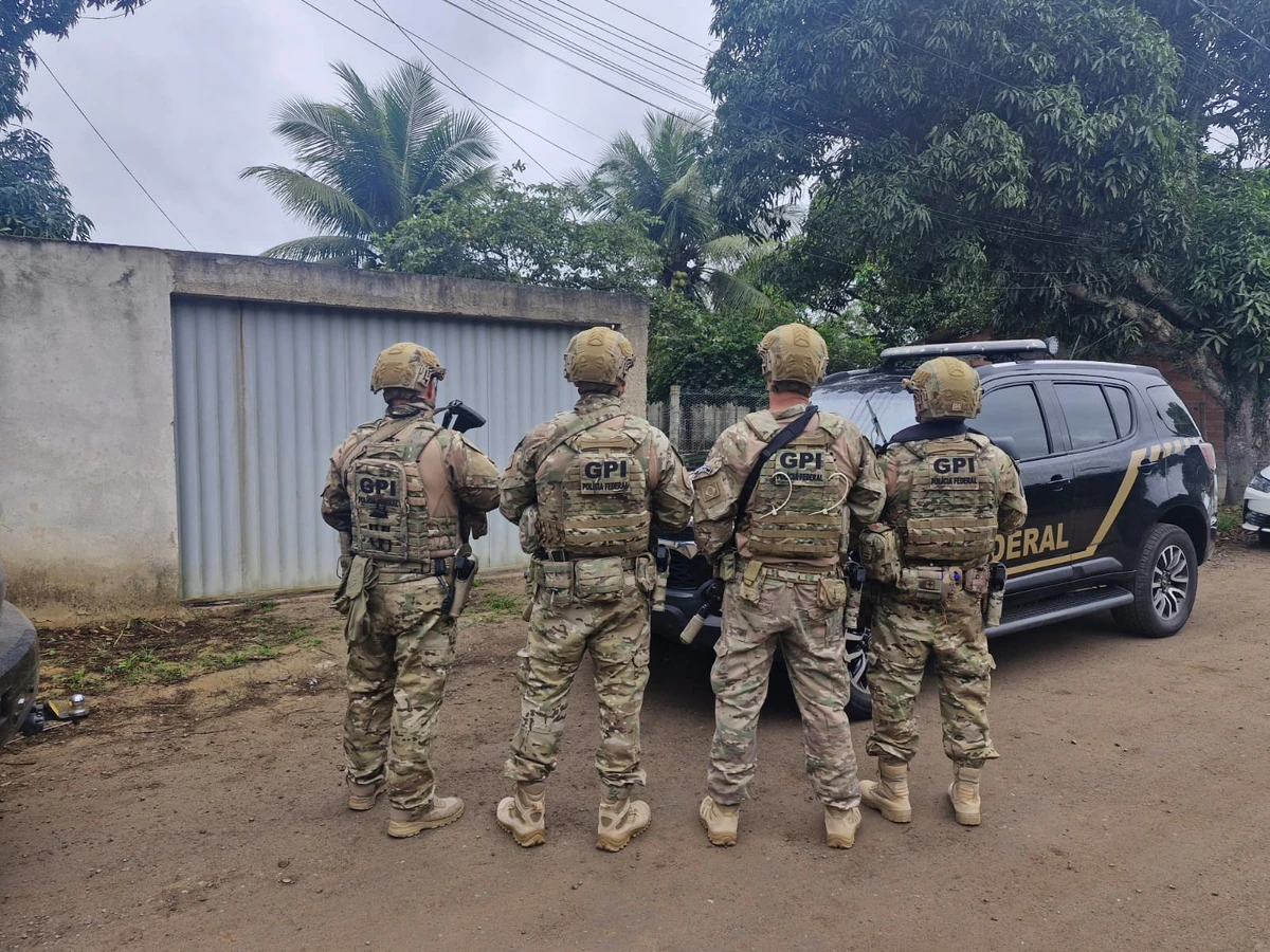 Policiais federais deram apoio ao Ministério Público Federal do Espírito Santo em operação