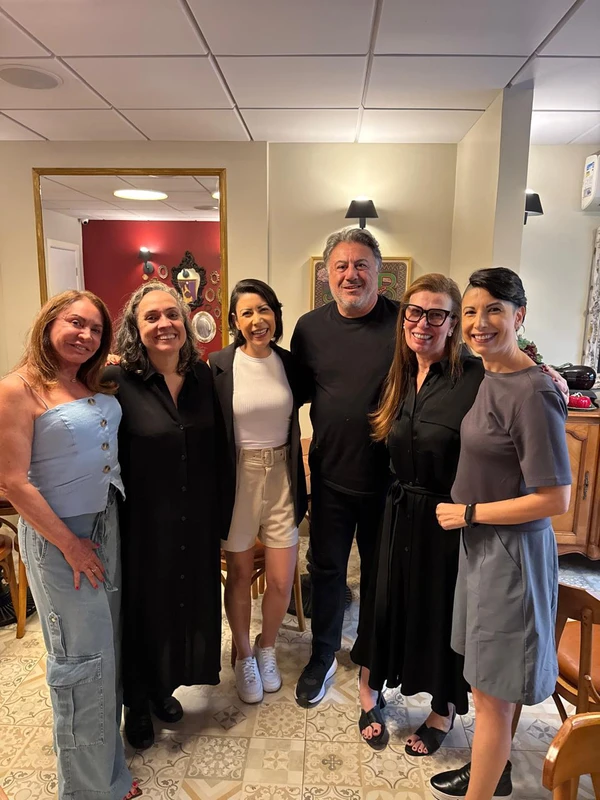 Rose Frizzera, Bia Delmaestro, Marisa Cordovil, Vicente Jorge, Edilene Chieppe, Karina Cordovil