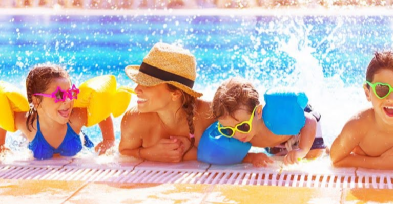 Área recreativa de resort no Brasil: destino perfeito para curtir o Dia das Crianças em família. Crédito: Zarpo