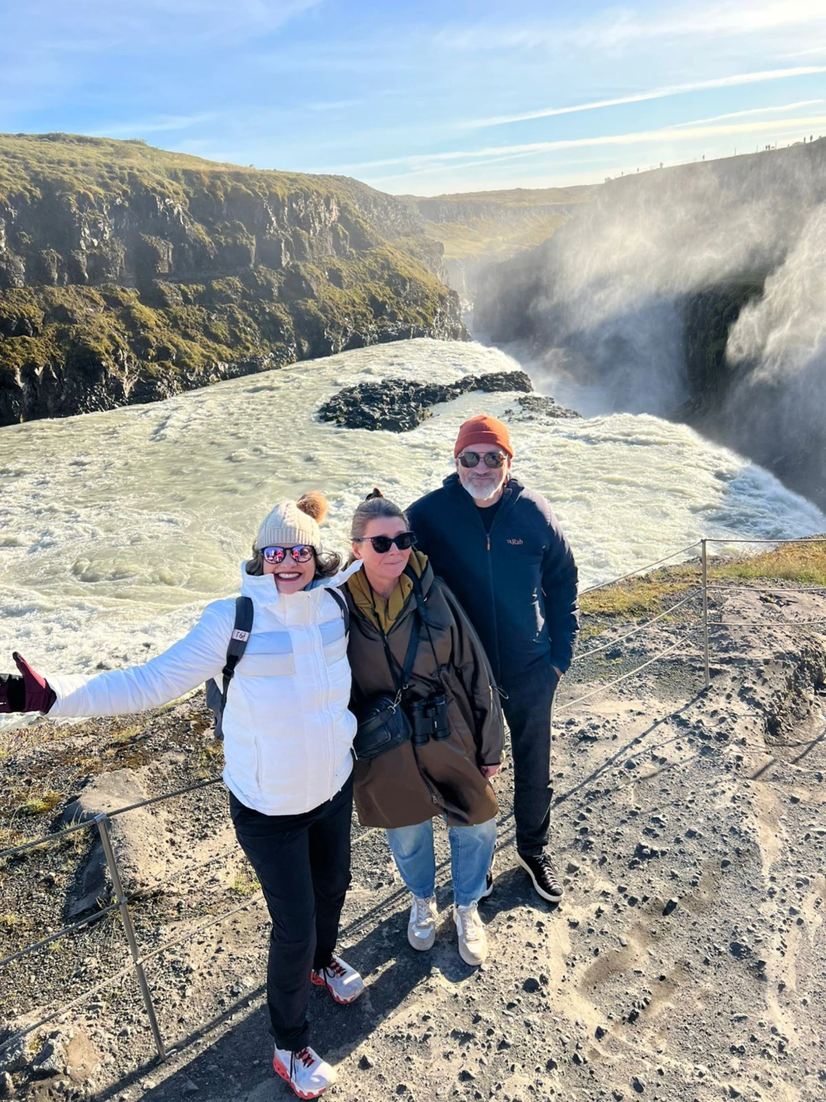 Liliana Nóbrega com Sigridur Magnusdottir e Hans Olav Andersen