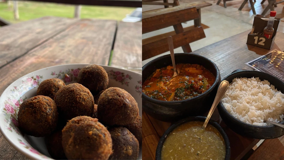 Rota's Bar atrai visitantes de longe para provar delícias como o bolinho de moqueca e pratos da culinária capixaba