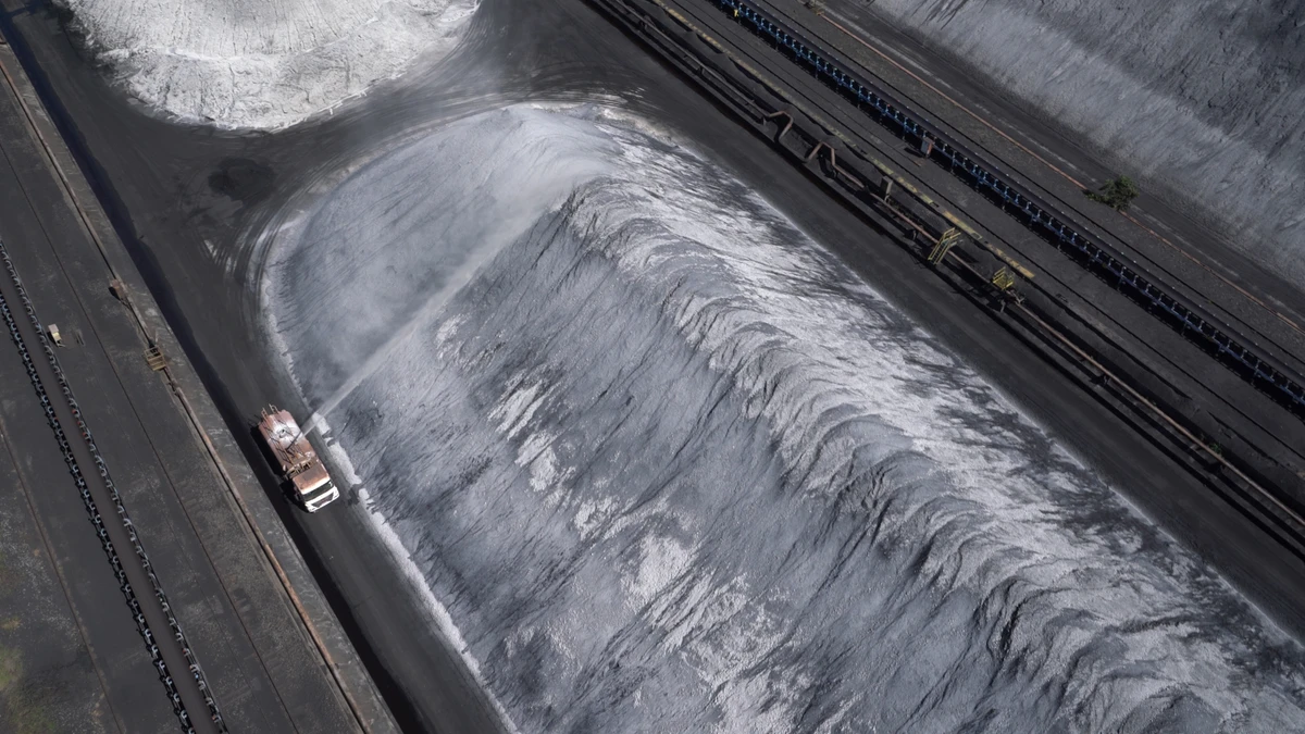 Supressor de poeira por Divulgação/Vale