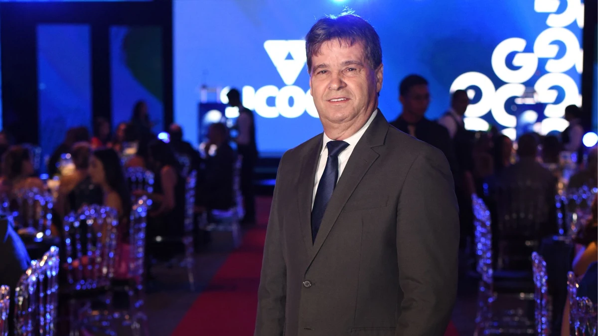 Diretor-executivo Sicoob Conexão, Alair José Giuriato, uma das empresas premiadas no Prêmio Gazeta Empresarial São Mateus