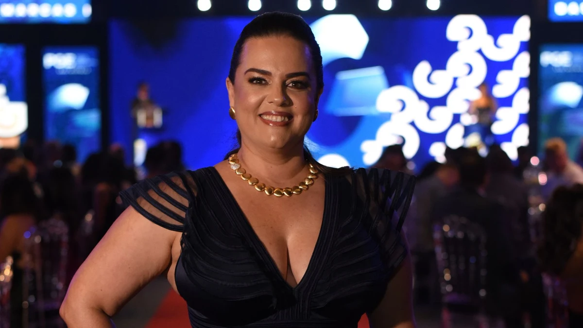 Proprietária da Rede Movimentação, Giglianna Fiorot, uma das empresas premiadas no Prêmio Gazeta Empresarial São Mateus