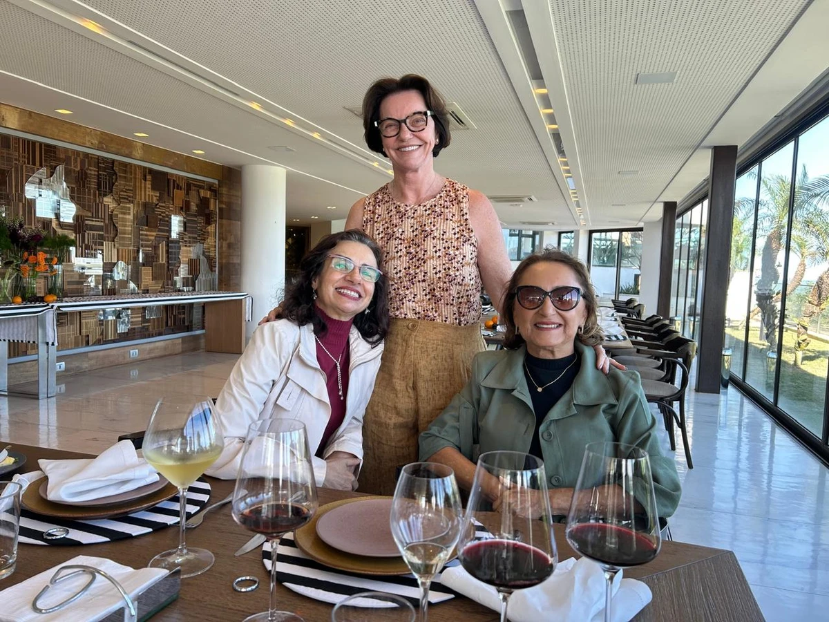 Monica Saldanha, Eulália Chieppe e Nazaré Neves