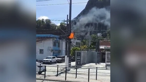 Em nota, a EDP informou que “uma equipe técnica esteve no local e a ocorrência atingiu cabos de empresas de telecomunicações”