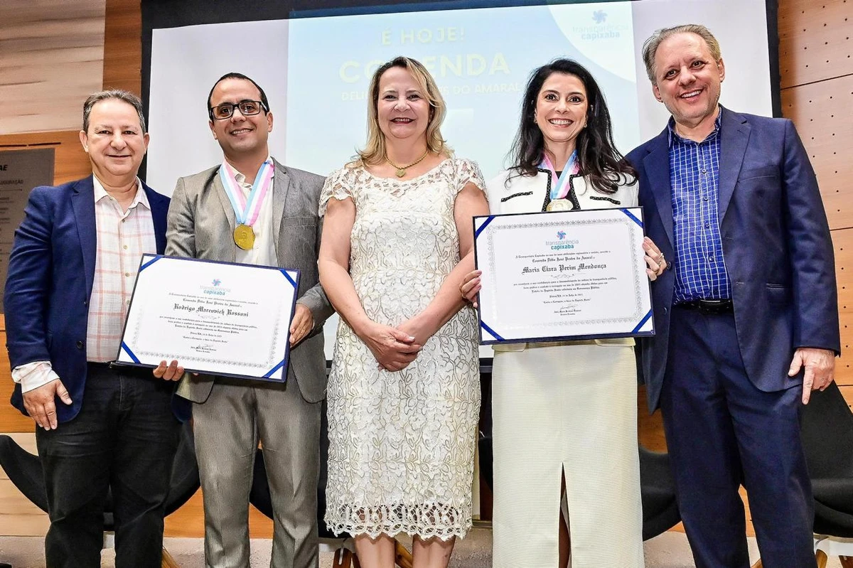 Fernando Saliba, Rodrigo Rossoni,  Adila Damiani, Maria Clara Mendonça Perim e Domingos Taufner