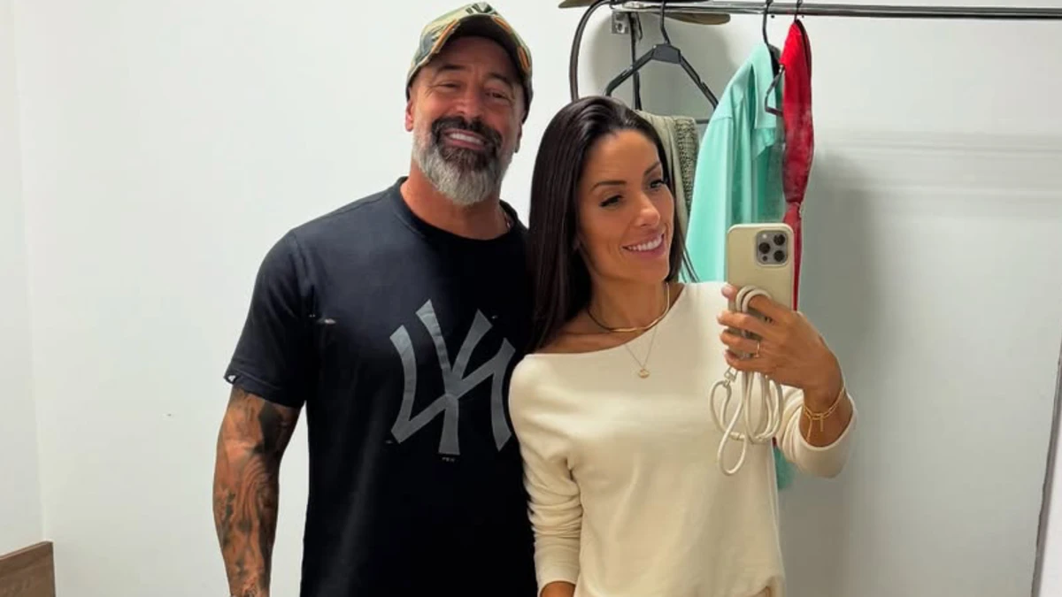 Mary Godoy Pereira e o humorista Cris Pereira