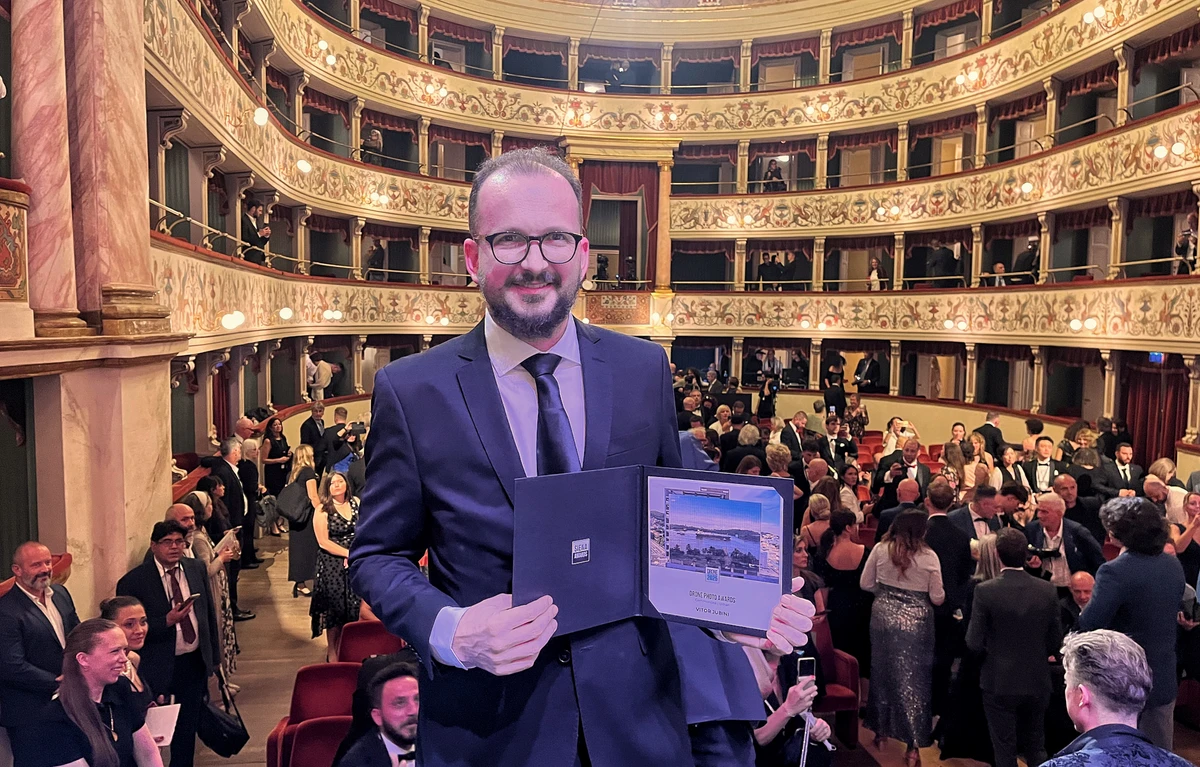 O fotojornalista Vitor Jubini foi reconhecido no Siena Awards Festival