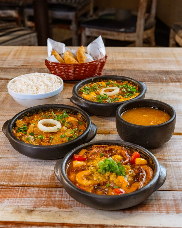 Trio de Moquequinha do Ilha do Caranguejo