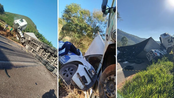 Entre os feridos estão dois policiais da equipe K9; motorista da picape precisou ser socorrido de helicóptero, e cadela Mona passa por avaliação preventiva em Vitória