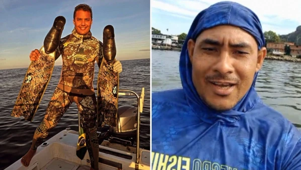 Maikel Araujo dos Santos e Ronald Menezes estavam em uma lancha e foram localizados por um rebocador nesta terça-feira (30)